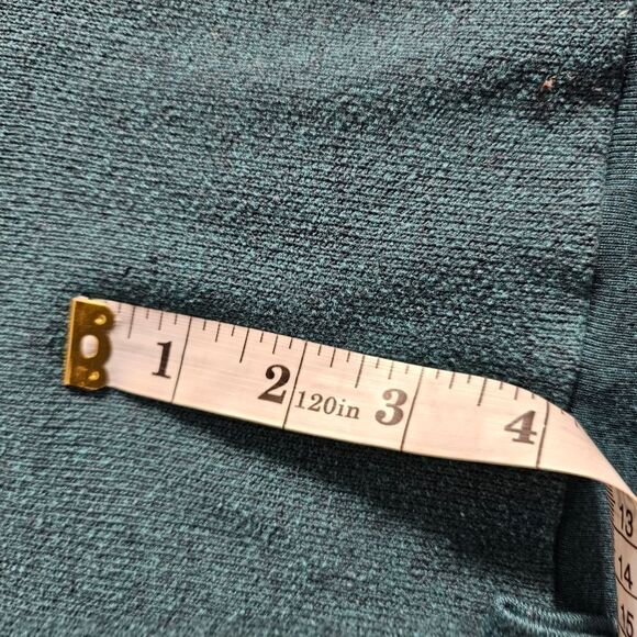 Victoria's Secret PINK teal long sleeved sweatshirt XS extra small - Picture 10 of 11